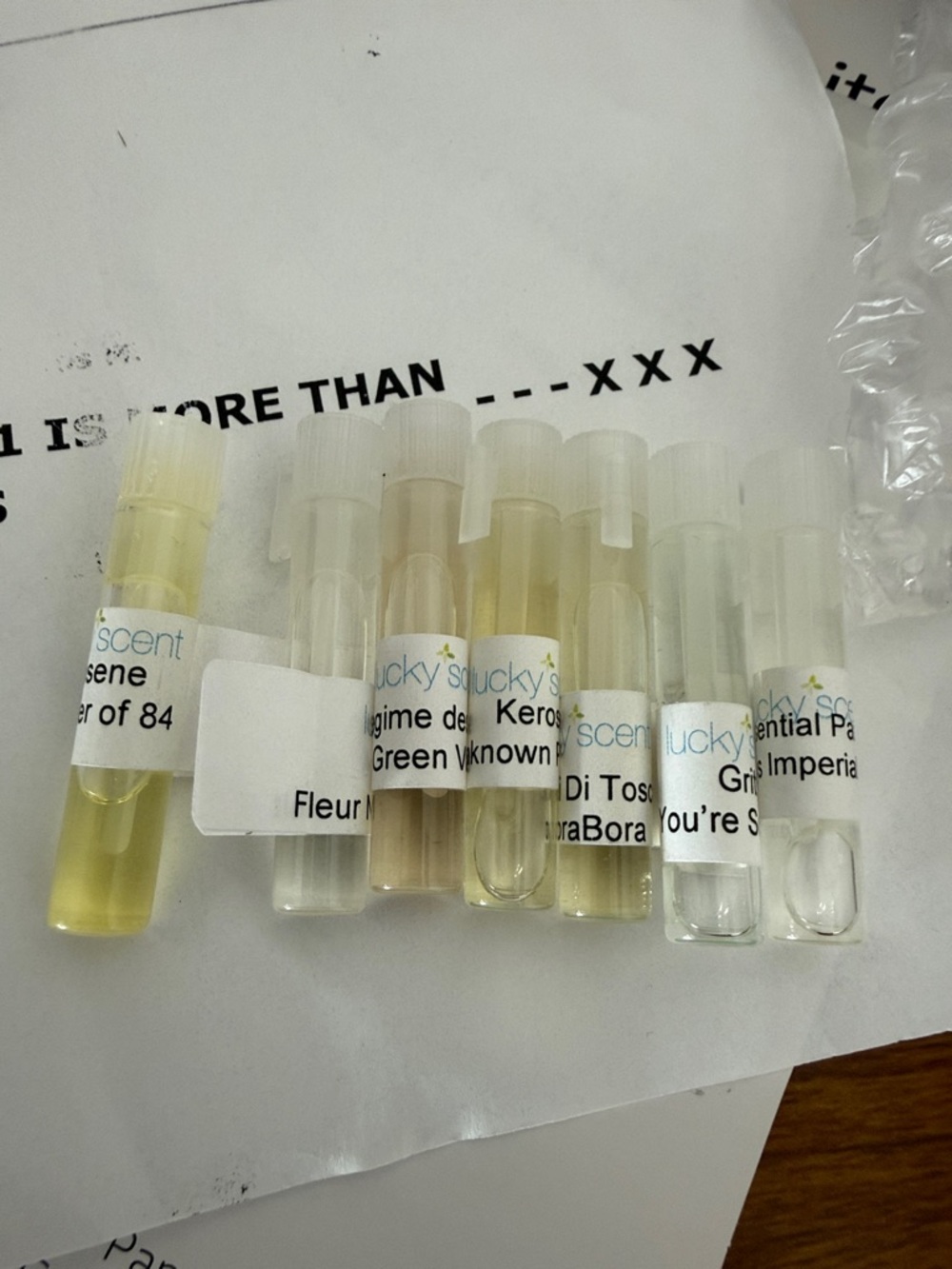 Ex Nihilo Kerosene Gritti Giardini de Toscana 5ml Perfume Sample Vials